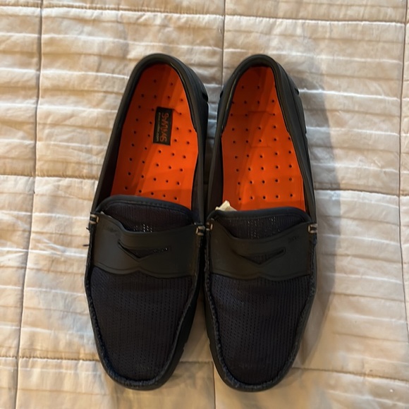 Mens skims navy blue mesh for boating or casual wear /beach - Picture 3 of 4